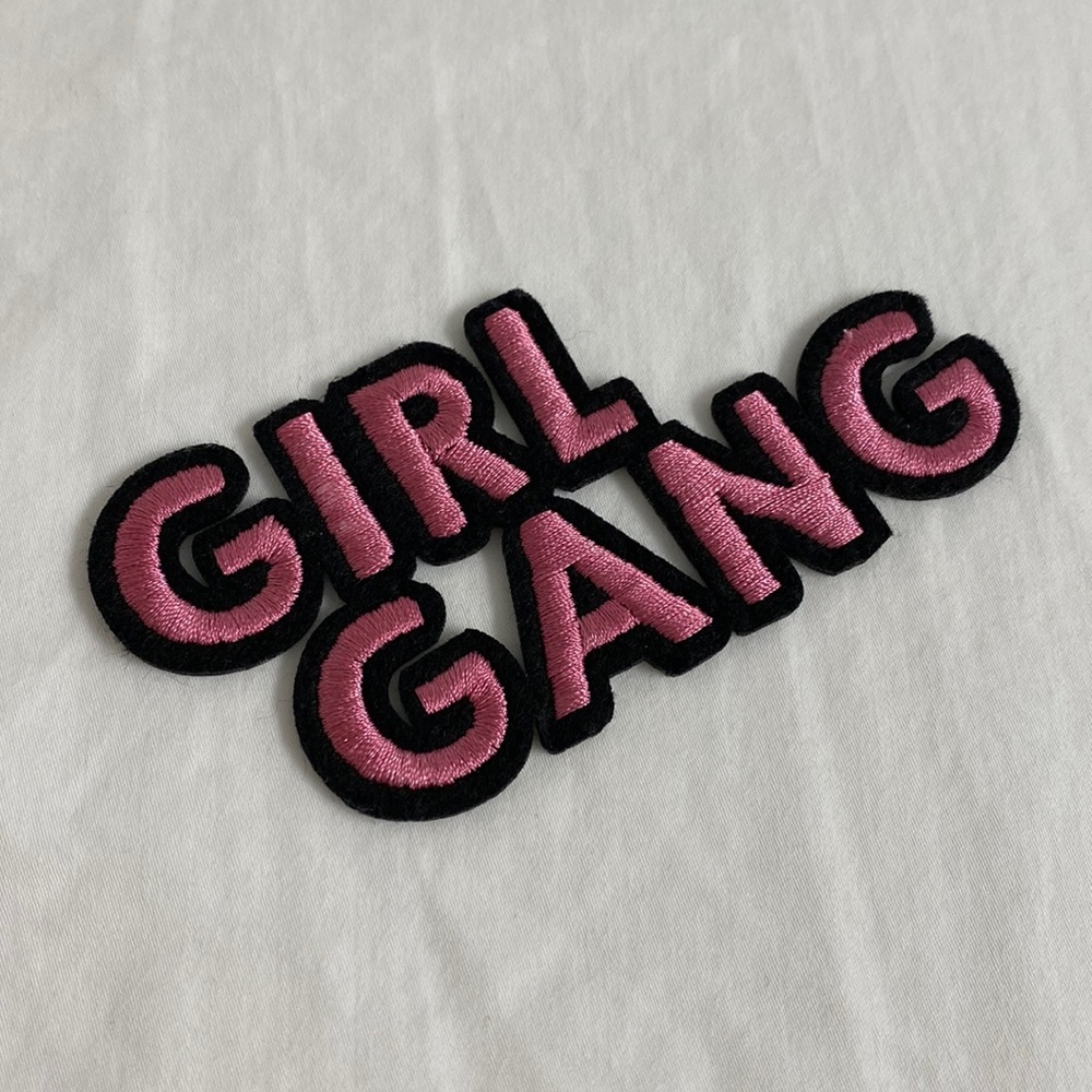Girl Gang Iron On Patch